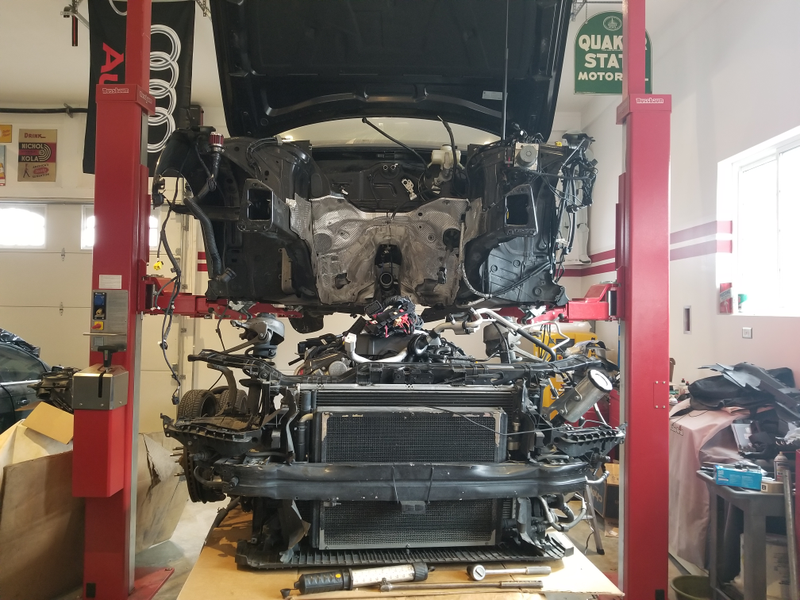 S4 sedan disassembly.